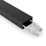 sort aluminium mm 25 kabel på tykkelse maksimal stk 1 kanal management kabel