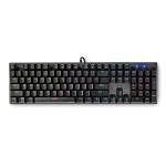 gaming m 50 1 strømkabellængde drevet usb layout us qwerty led taster mekaniske type-a usb keyboard gaming wired nedis