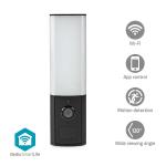 sort ios android nattesyn bevgelsessensor med ac v 240 - 100 onvif inkluderet ikke microsd mulighed storage cloud ip65 1080p hd full lys omgivende wi-fi udendrskamera smartlife nedis