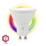 stk 1 spot ios android k 6500 - 2200 hvid kølig til varm rgb w 7 4 lm 345 gu10 0 3 zigbee pære farve fuld smartlife nedis