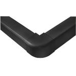 gr 90 9005 ral sort mm 80x60 hjrne ydre t80-s