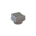d400 sg-jern skrt og flange rund med basic 4056 315mm rist buet med rendestenskarm