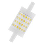 dmpbar r7s 75w 827 5w 9 1055lm 78mm klar line led ledvance
