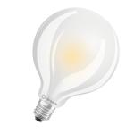 e27 100w 827 11w 1521lm mat 95 globe led ledvance