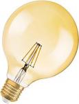 e27 35w 824 4w 410lm filament guld globe125 led 1906 vintage ledvance