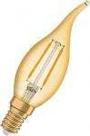 e14 12w 824 5w 1 120lm filament guld vindstd kerte led 1906 vintage ledvance