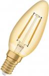 e14 22w 824 5w 2 220lm filament guld kerte led 1906 vintage ledvance