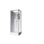dele 3 hvid door sliding med cm 80 front brusekabine luxor