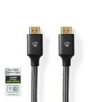 box cover grå metal gun mm 7 6 runde m 00 5 gbps 48 60hz 8k stik hdmi stik hdmi kabel hdmi speed high ultra
