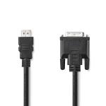 label sort pvc lige m 00 2 nikkelplateret 1080p han 1-pin 24 dvi-d stik hdmi kabel hdmi