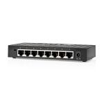 8 ethernet-porte antal gigabit hastighed vind switch netvrk nedis