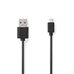 mærke sort pvc runde m 00 1 nikkelplateret w 5 7 mbps 480 han micro-b usb han usb-a 0 2 usb usb-kabel