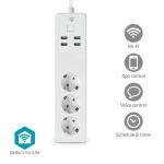 hvid ios android c 40 - -10 m 80 1 w 3680 a 16 usb x 4 3 7 cee stik eu x 3 wi-fi stikdåse smartlife nedis