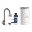 graphite hard brstet c-tud l-kedel 4 vand kogende med hane mono ii red grohe