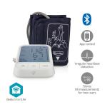 hvid p manchet en er der om af detektion hjerterytme uregelmssig af detektion stilstand af angivelse cm 42 - 22 display lcd bluetooth arm blodtryksmler smartlife