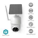 hvid nattesyn bevgelsessensor med dc v 5 inkluderet ikke microsd mulighed storage cloud mned 5 batteritid maks ip65 tilt pan 1080p hd full wi-fi udendrskamera smartlife nedis