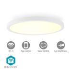 ios android f energiklasse ip20 k 6500 - 2700 lm 1800 mm 290 diameter runde hvid klig til varm rgb wi-fi lys lofts smartlife nedis