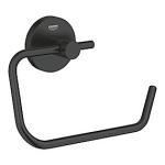 black matt toiletrulleholder start grohe