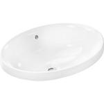 hvid overløb med hh u 400 550 håndvask nedfældet d xuniva hansgrohe