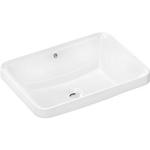 hvid overløb med hh u 400 550 håndvask nedfældet q xuniva hansgrohe