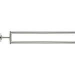 stål rustfrit børstet 390mm håndklædeholder t starck duravit