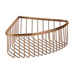 pvd kobber børstet 205mm 265x205x90 dyb hjørnetrådkurv kriss