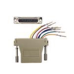 box elfenben nikkelplateret hun rj45 hun 25-pin d-sub adapter adapter seriel