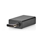 box sort nikkelplateret runde otg gbps 5 hun usb-a han usb-c 1 gen 2 3 usb adapter usb-c