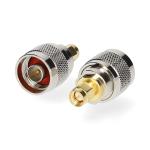 box stk 2 sølv guld kobber lige ohm 50 guldplateret han n han sma adapter sma