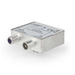 box stk 1 slv metal metal lige ohm 75 nikkelplateret hun coax iec han coax iec hun f adapter antenne satellit
