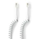 hvid rj10 kabeltype rullet kabeludformning m 00 2 hanstik rj10 hanstik rj10 kabel telecom