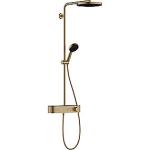 pvd bronze børstet 400 select showertablet med 1jet 260 showerpipe s pulsify hansgrohe