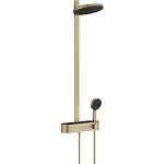 pvd bronze børstet 400 select showertablet med 2jet 260 showerpipe s pulsify hansgrohe