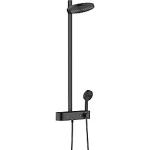 sort mat 400 select showertablet med ecosmart 2jet 260 showerpipe s pulsify hansgrohe