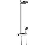krom 400 select showertablet med ecosmart 2jet 260 showerpipe s pulsify hansgrohe