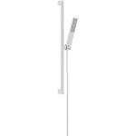 hvid mat cm 65 bruserstang med ecosmart 1jet 100 brusersæt e pulsify hansgrohe
