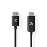 box sort tpe runde m 80 1 lige nikkelplateret 30hz 8k stik hdmi han displayport adapter displayport
