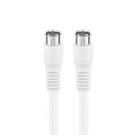 box hvid pvc runde m 00 1 afskrmet dobbelt ohm 75 nikkelplateret quick han f quick han f antennekabel satellit