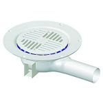 hvid rist rund 50mm aflbsskl max mini purus