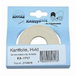 rulle 17mmx5m hvid kantfolie baentsch