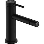 sort mat bundventil løft-op med bidetarmatur 1-grebs s tecturis hansgrohe