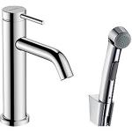 krom bruserslange cm 160 bidettebruser med 110 håndvaskarmatur s tecturis hansgrohe