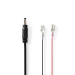 gaveske sort pvc runde m 00 2 kobber lige lige hunstik dc f1 strmkabel