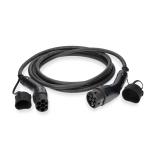 gaveæske sort m 00 5 3-faser w 22000 a 16 2 type cable elbil til kabel