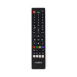 sort infrarød youtube-knap button tv rakuten netflix-knap button disney prime amazon enhed 1 forprogrammeret sharp panasonic til egnet fjernbetjening erstatnings