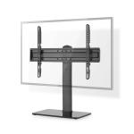 sort stl glas hrdet hjder forudfastsatte justerbare kg 40 vgt maksimal 37-70 stand tv fast