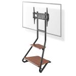 sort brun stl mdf hjder forudfastsatte justerbare design bauhaus kg 40 vgt maksimal 75 - 37 stand gulv tv