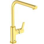 gold brushed pvd 105x232x327 køkkenarmatur gusto standard ideal