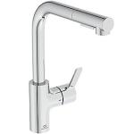 forkromet smartshine 115x235x333 udtræk med køkkenarmatur gusto standard ideal