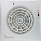 99mm 158x158mm timer og hygrostat med ventilator fugtstyret hvid visual chz 100 silent p s